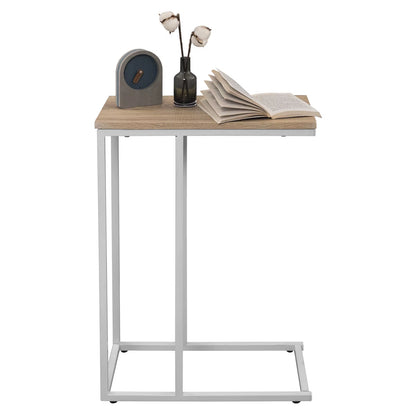 Metal Frame End Table - Versatile Side Table for Tea, Coffee, and Laptops - Stylish Nightstand for Living Room and Home Decor