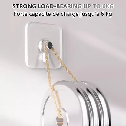 Heavy-Duty Self-Adhesive Wall Hooks for Frames, Posters, Photos, and Clocks - No Drilling Required