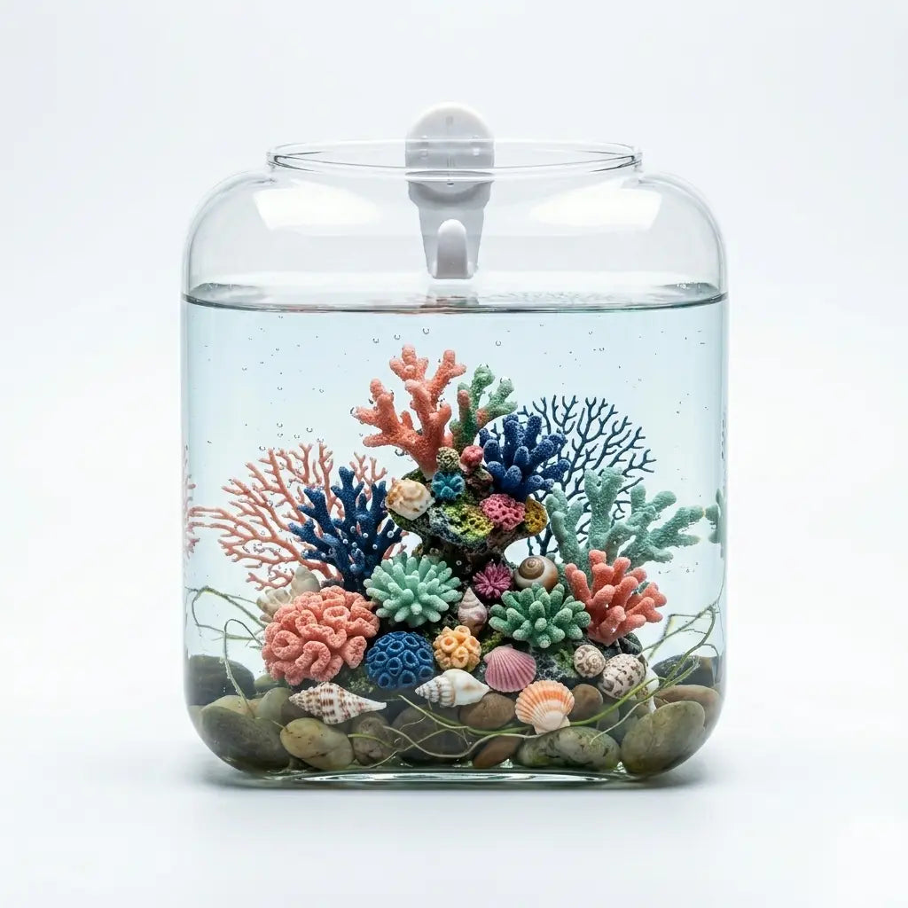 Set of 2 Clear Glass Wall Hanging Planters for Hydroponic Propagation - Elegant Terrarium Vases for Home, Office, and Garden Decor