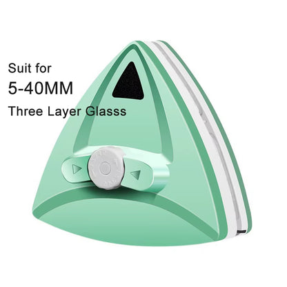 Magnetic Double-Sided Window Cleaning Brush for Household Glass Care