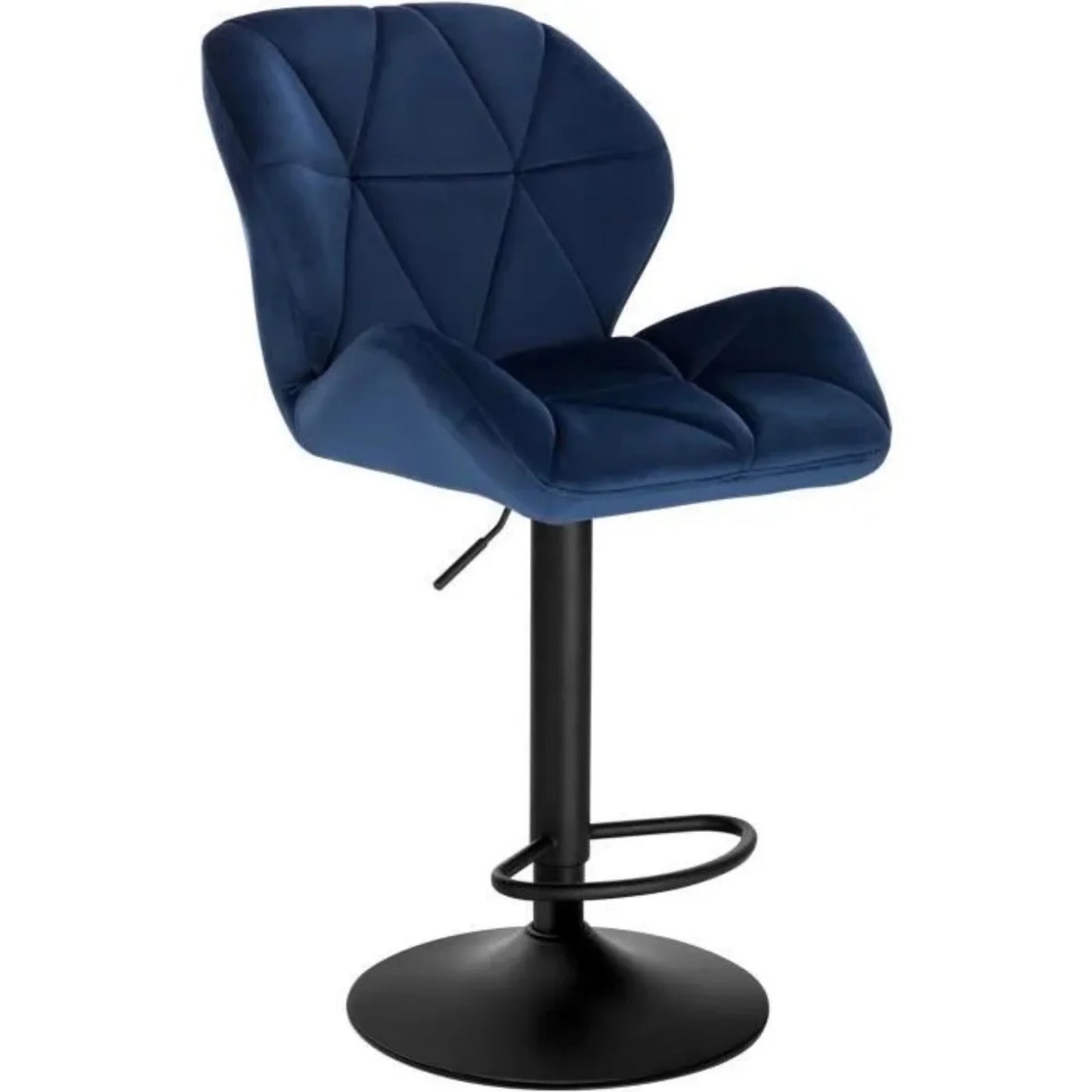 WOLTU Adjustable Swivel Bar Stool with Steel Footrest for Kitchen Island and Breakfast Dining