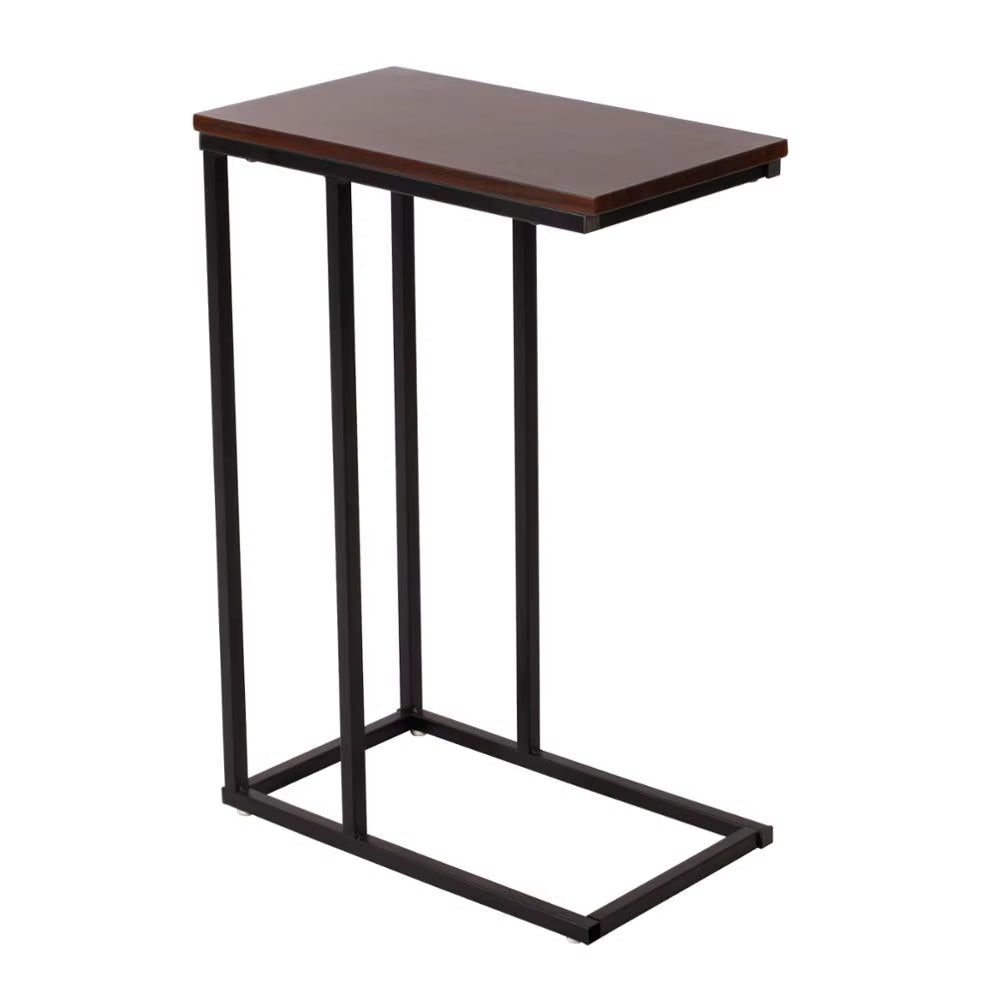 Metal Frame End Table - Versatile Side Table for Tea, Coffee, and Laptops - Stylish Nightstand for Living Room and Home Decor