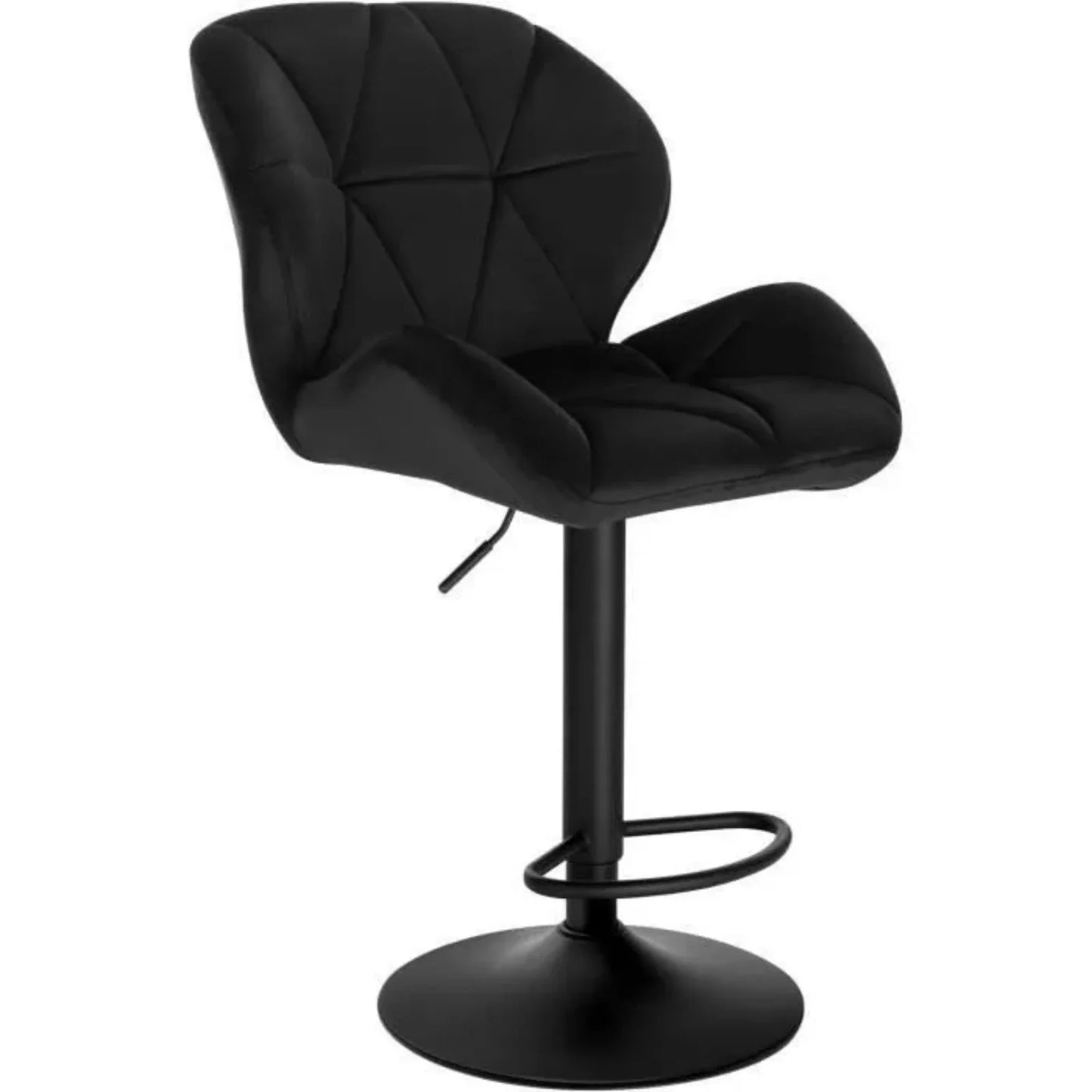 WOLTU Adjustable Swivel Bar Stool with Steel Footrest for Kitchen Island and Breakfast Dining