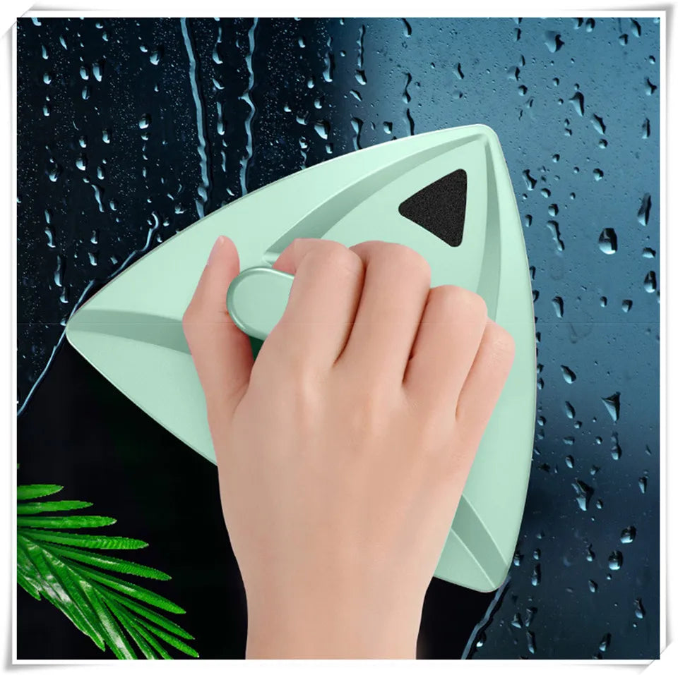 Magnetic Double-Sided Window Cleaning Brush for Household Glass Care