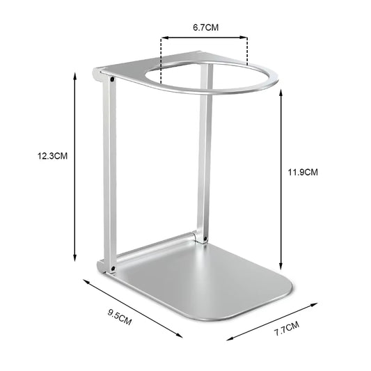 Foldable Aluminum Alloy Coffee Drip Holder Support Stand for Portable Espresso Machines