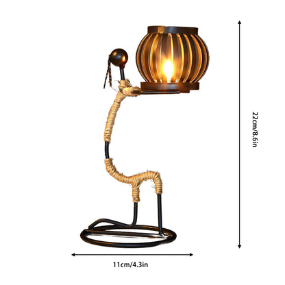 Metal Candle Holder - Elegant African-Inspired Decorative Chandlesticks for Weddings and Home Décor Centerpieces