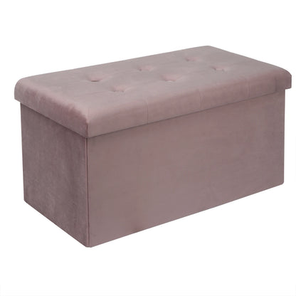 Multifunctional Upholstered Storage Ottoman with Removable Lid and Folding Design