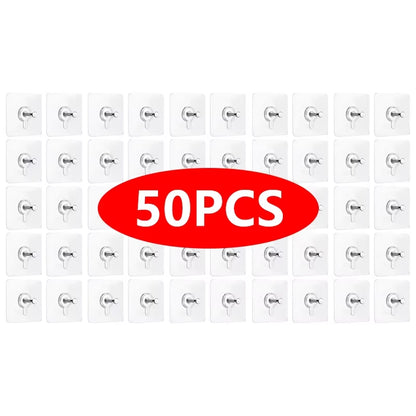 Heavy-Duty Self-Adhesive Wall Hooks for Frames, Posters, Photos, and Clocks - No Drilling Required