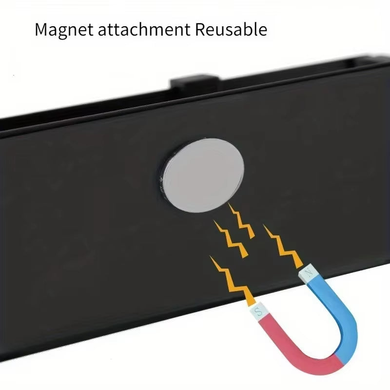Set of 2 Magnetic Storage Shelves for Kitchen and Laundry Appliances, Versatile Hanging Storage Solution