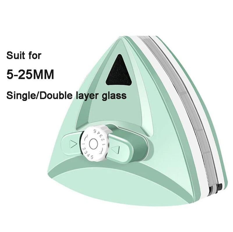 Magnetic Double-Sided Window Cleaning Brush for Household Glass Care