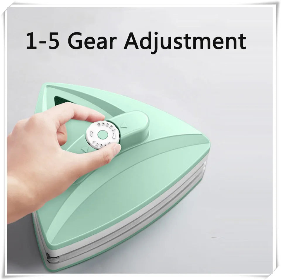 Magnetic Double-Sided Window Cleaning Brush for Household Glass Care