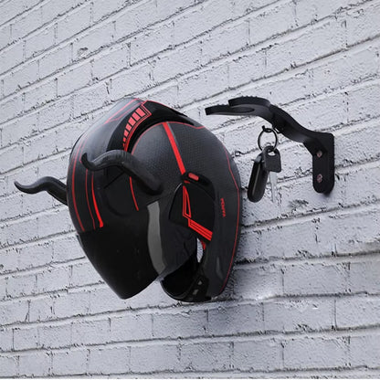 Multipurpose Wall-Mounted Hook Racks for Motorcycle Helmets, Luggage, Jackets, and Kitchen Cabinets